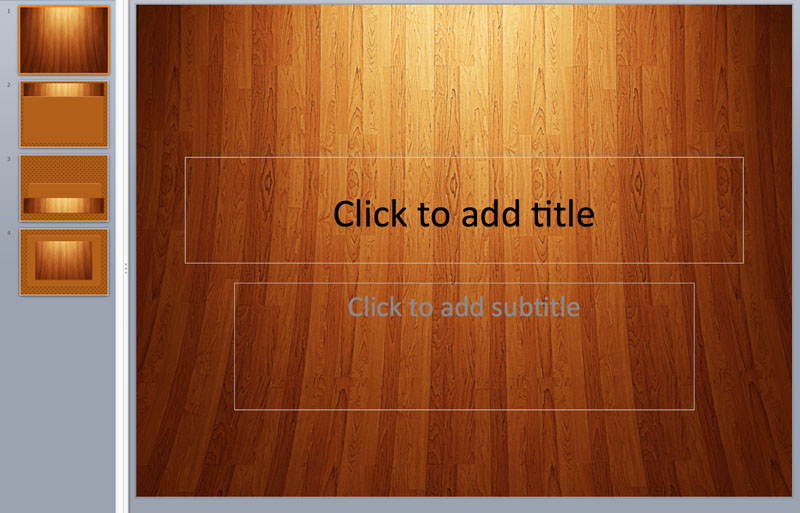 wood material powerpoint templates